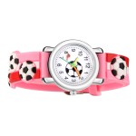 Ceas pentru copii, model minge - fotbal, culoare multicolor, model 4RAR